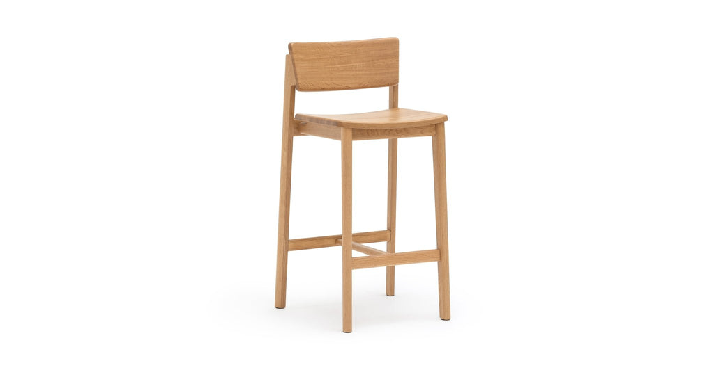 Poise Counter Chair - Light Oak - THE LOOM COLLECTION