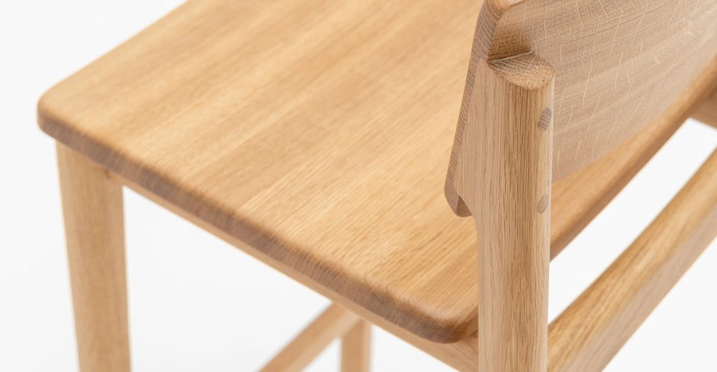 Poise Counter Chair - Light Oak - THE LOOM COLLECTION