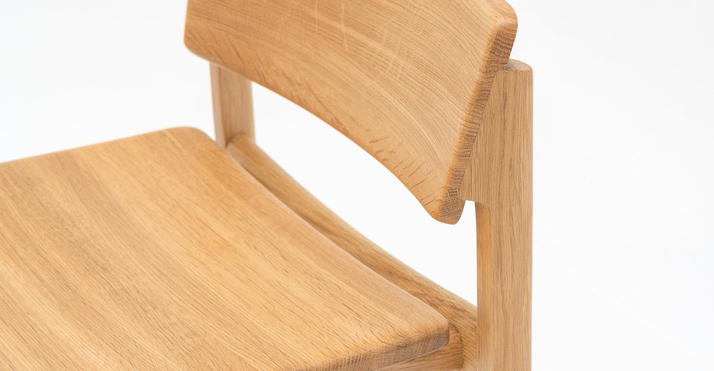 Poise Counter Chair - Light Oak - THE LOOM COLLECTION