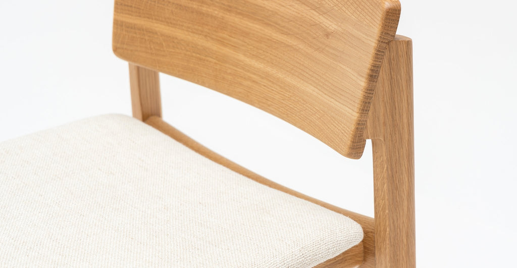 Poise Counter Chair - Light Oak & Oatmeal - THE LOOM COLLECTION