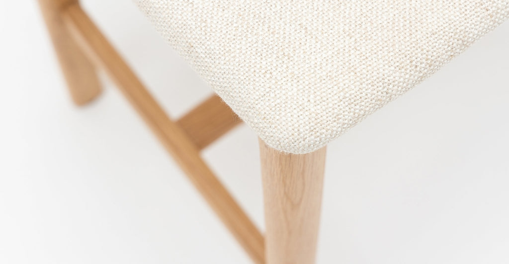 Poise Counter Chair - Light Oak & Oatmeal - THE LOOM COLLECTION