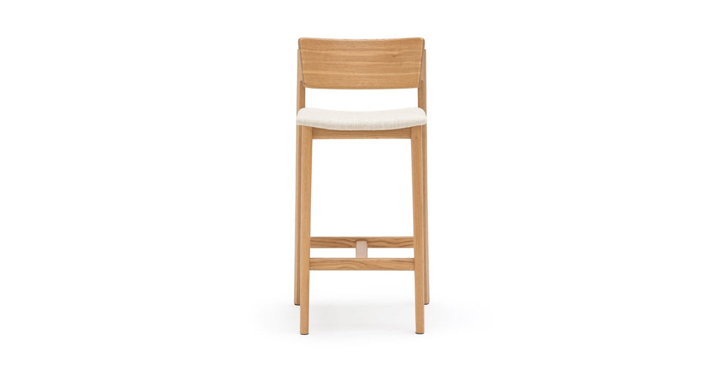 Poise Counter Chair - Light Oak & Oatmeal - THE LOOM COLLECTION