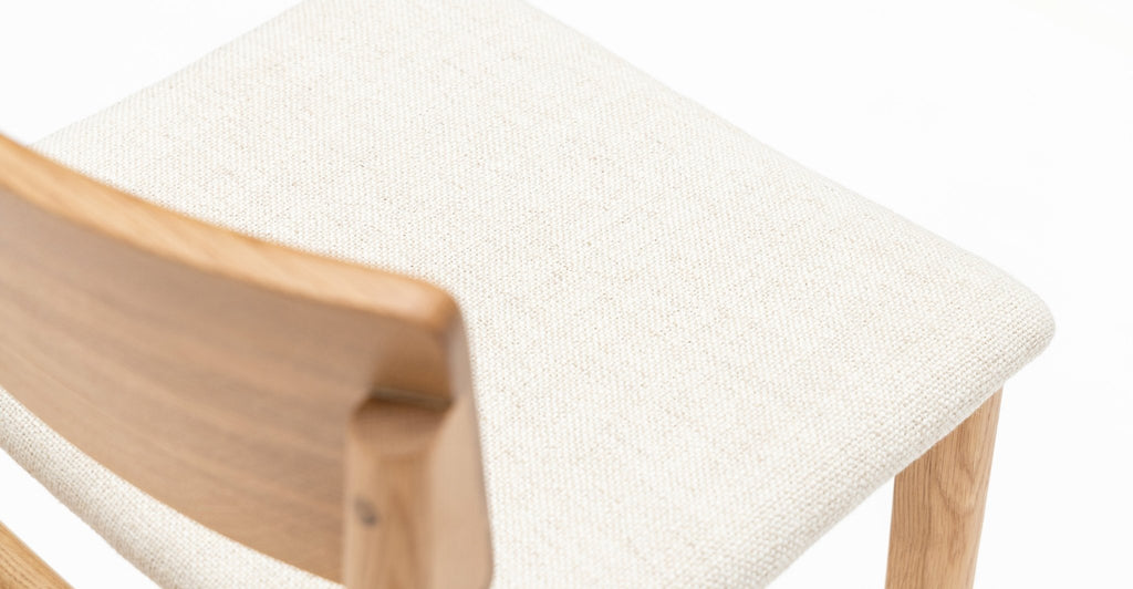 Poise Counter Chair - Light Oak & Oatmeal - THE LOOM COLLECTION