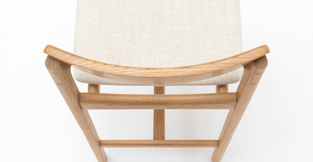 Poise Counter Chair - Light Oak & Oatmeal - THE LOOM COLLECTION