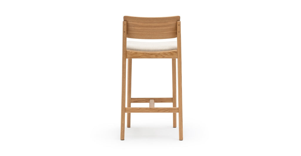 Poise Counter Chair - Light Oak & Oatmeal - THE LOOM COLLECTION