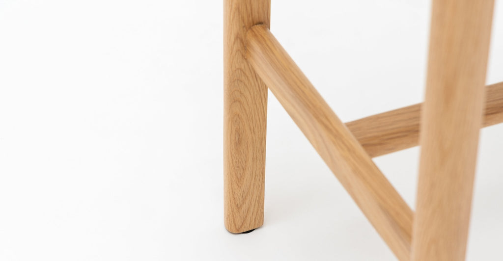 Poise Counter Chair - Light Oak & Oatmeal - THE LOOM COLLECTION