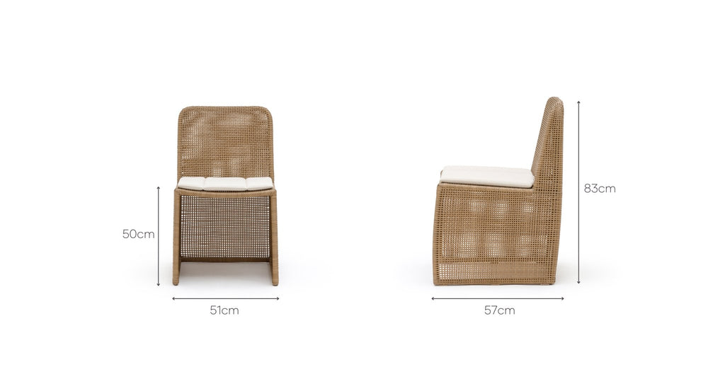 Reef Dining Chair - Natural - THE LOOM COLLECTION