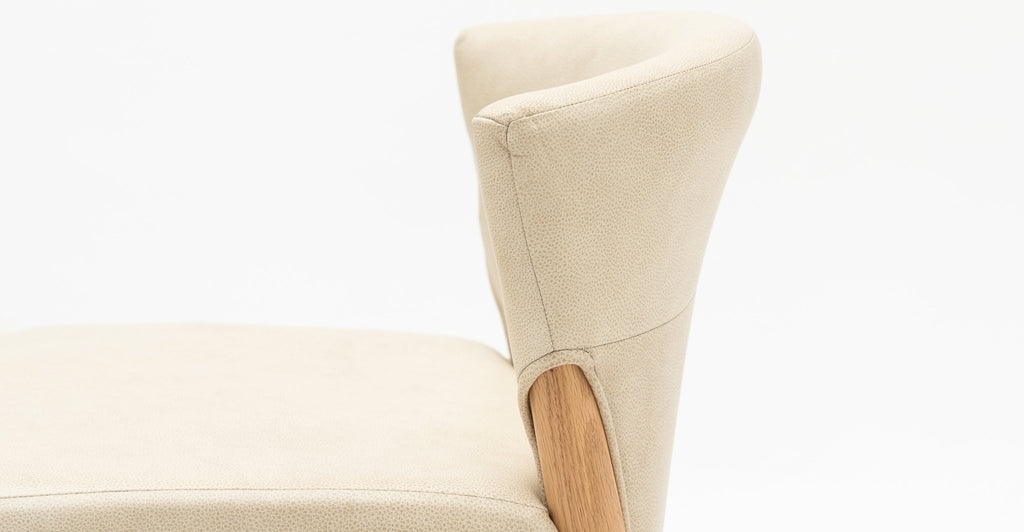 Ronda Counter Chair - Light Oak & Alabama Limestone - THE LOOM COLLECTION