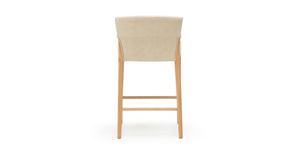 Ronda Counter Chair - Light Oak & Alabama Limestone - THE LOOM COLLECTION