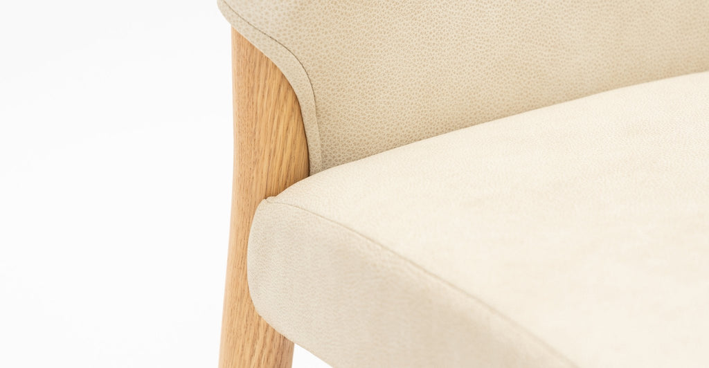 Ronda Counter Chair - Light Oak & Alabama Limestone - THE LOOM COLLECTION