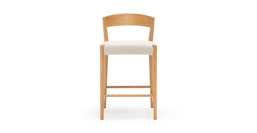 Ronda Counter Chair - Light Oak & Oatmeal - THE LOOM COLLECTION