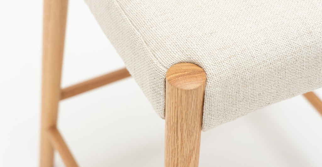 Ronda Counter Chair - Light Oak & Oatmeal - THE LOOM COLLECTION