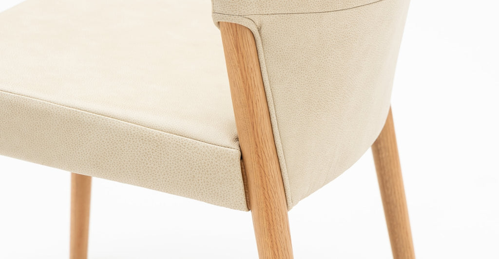 Ronda Dining Chair - Light Oak & Alabama Limestone - THE LOOM COLLECTION