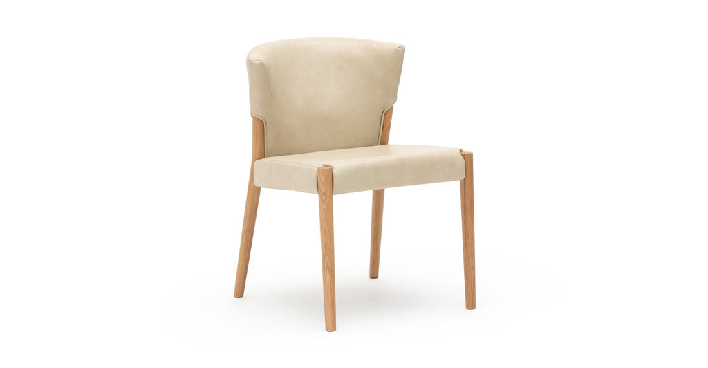 Ronda Dining Chair - Light Oak & Alabama Limestone - THE LOOM COLLECTION