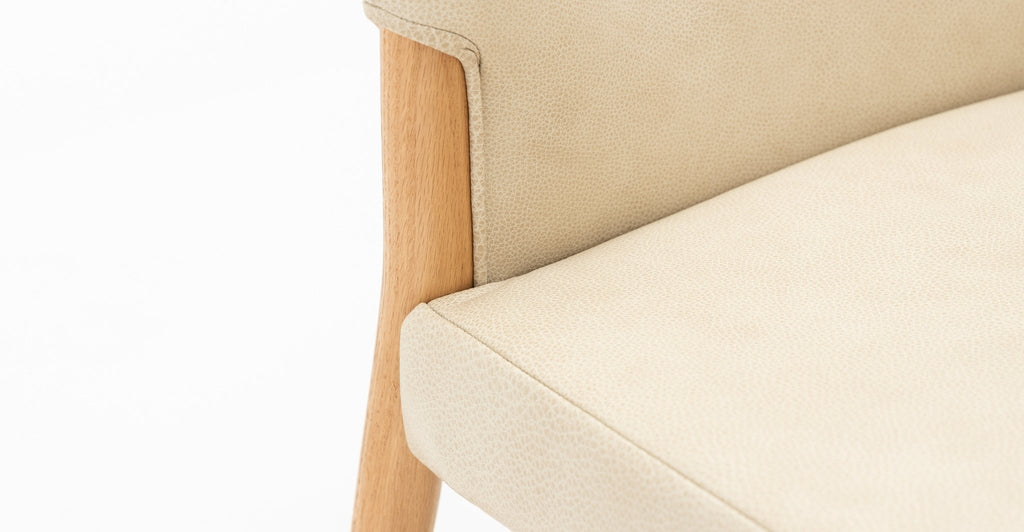 Ronda Dining Chair - Light Oak & Alabama Limestone - THE LOOM COLLECTION