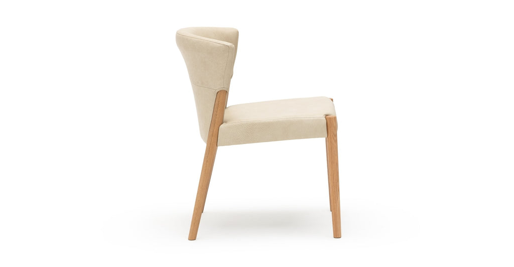 Ronda Dining Chair - Light Oak & Alabama Limestone - THE LOOM COLLECTION