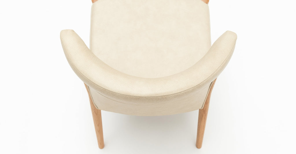 Ronda Dining Chair - Light Oak & Alabama Limestone - THE LOOM COLLECTION