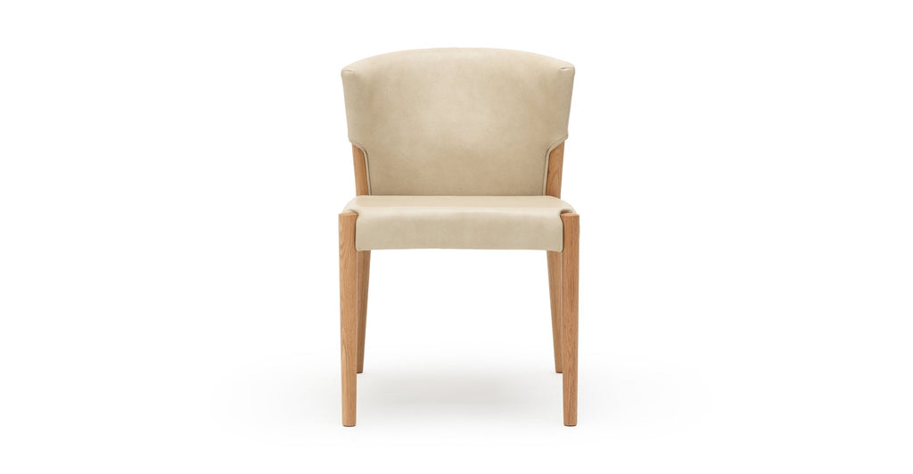 Ronda Dining Chair - Light Oak & Alabama Limestone - THE LOOM COLLECTION