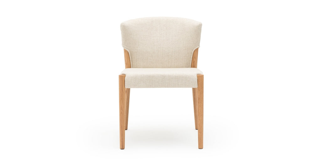 Ronda Dining Chair - Light Oak & Oatmeal - THE LOOM COLLECTION