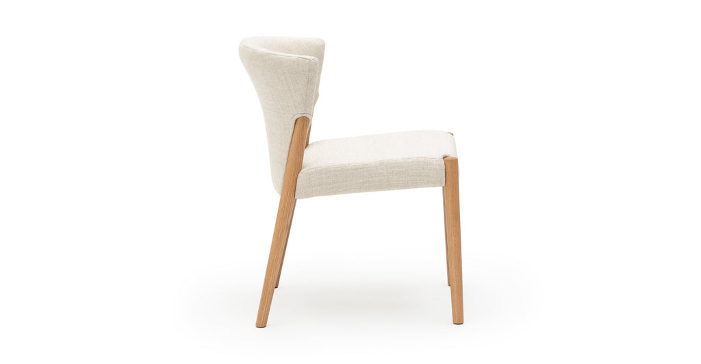 Ronda Dining Chair - Light Oak & Oatmeal - THE LOOM COLLECTION