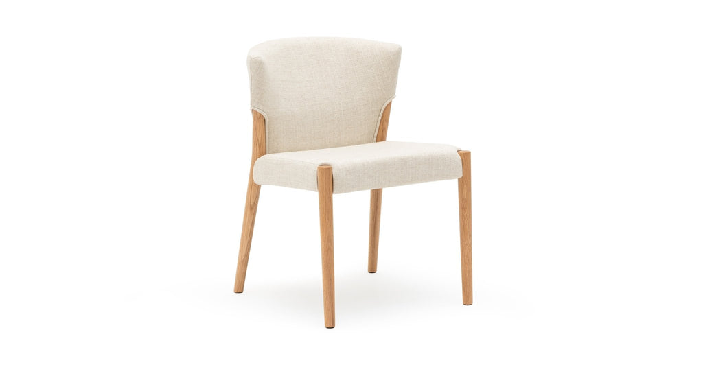 Ronda Dining Chair - Light Oak & Oatmeal - THE LOOM COLLECTION