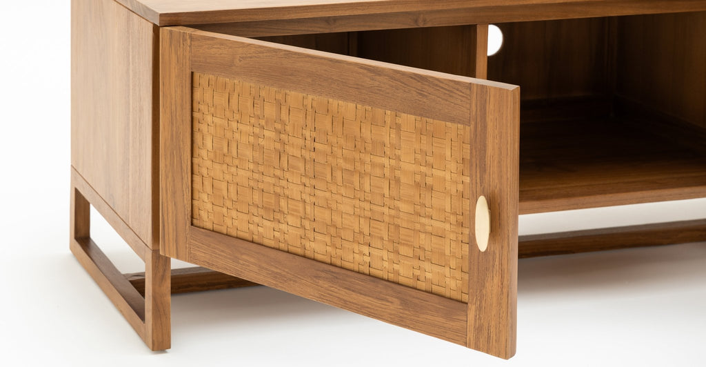 Sato Entertainment Unit - Brown - THE LOOM COLLECTION