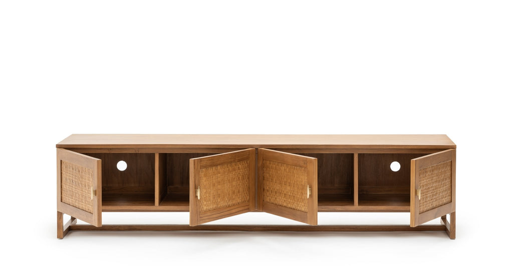 Sato Entertainment Unit - Brown - THE LOOM COLLECTION