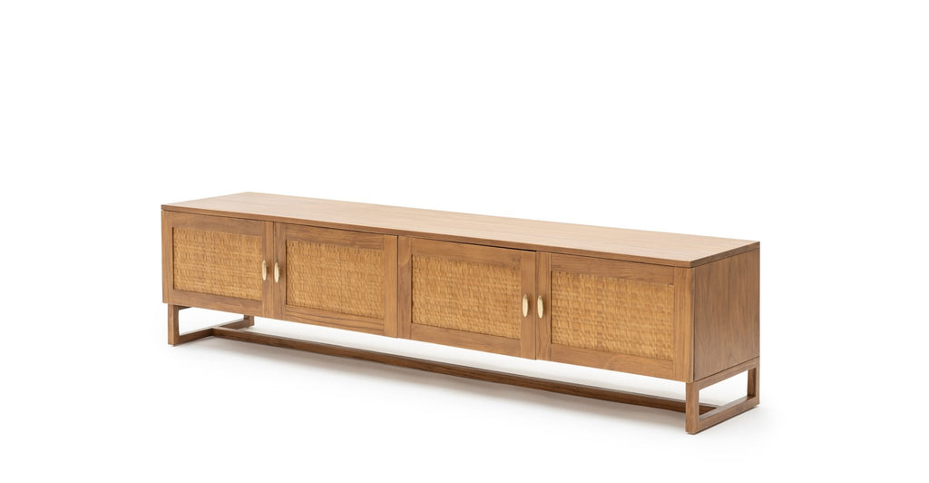 Sato Entertainment Unit - Brown - THE LOOM COLLECTION