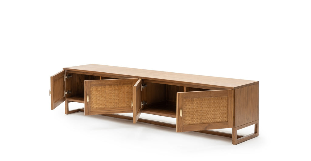 Sato Entertainment Unit - Brown - THE LOOM COLLECTION