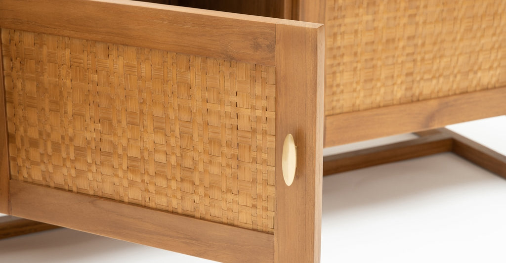 Sato Entertainment Unit - Brown - THE LOOM COLLECTION