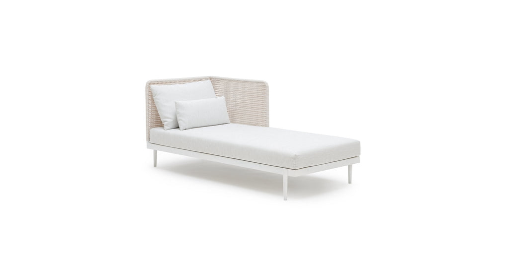 SEVILLE CHAISE LHF - STONEWHITE & CHALK - THE LOOM COLLECTION