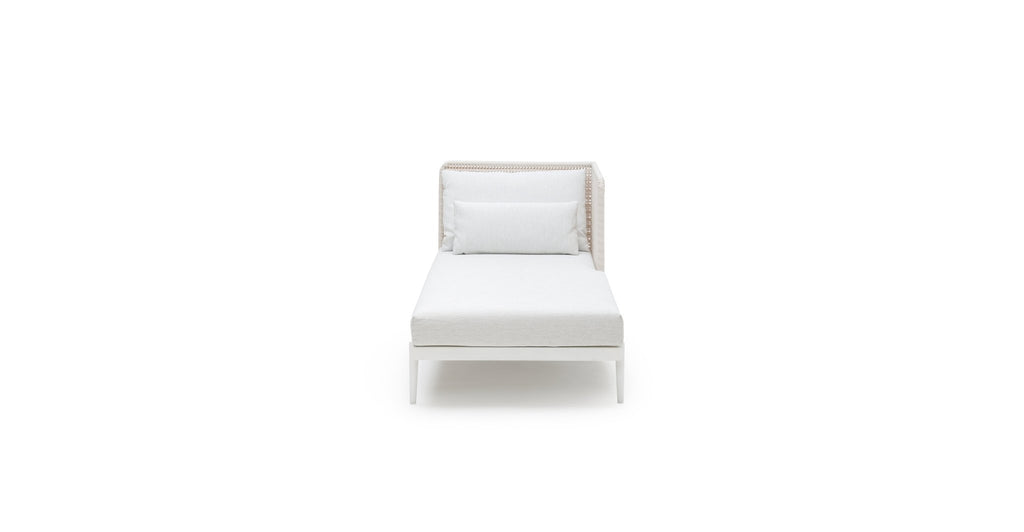 SEVILLE CHAISE LHF - STONEWHITE & CHALK - THE LOOM COLLECTION