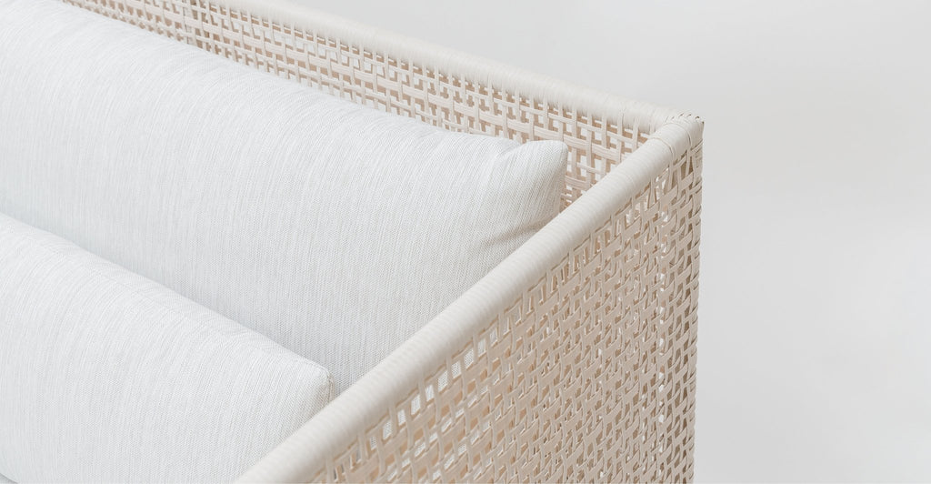 SEVILLE CHAISE RHF - STONEWHITE & CHALK - THE LOOM COLLECTION