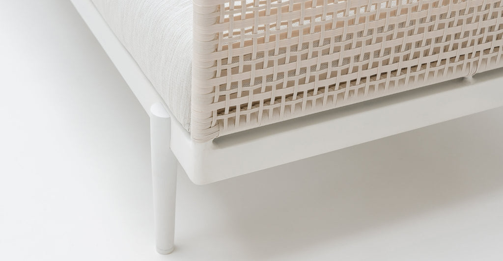 SEVILLE CHAISE RHF - STONEWHITE & CHALK - THE LOOM COLLECTION