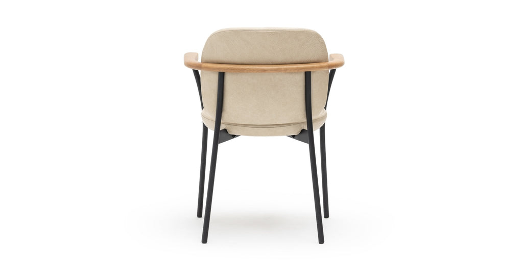 Solace Armchair - Light Oak & Alabama Limestone - THE LOOM COLLECTION