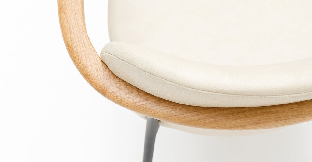 Solace Armchair - Light Oak & Alabama Limestone - THE LOOM COLLECTION