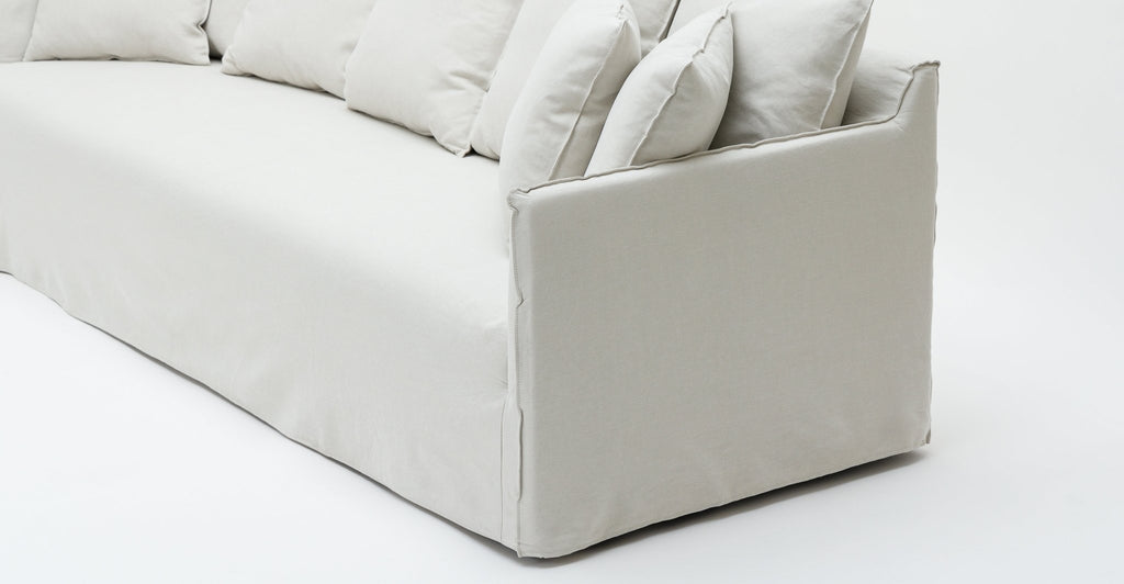 Solara 4 Seater 2 Arm Module - Beige - THE LOOM COLLECTION