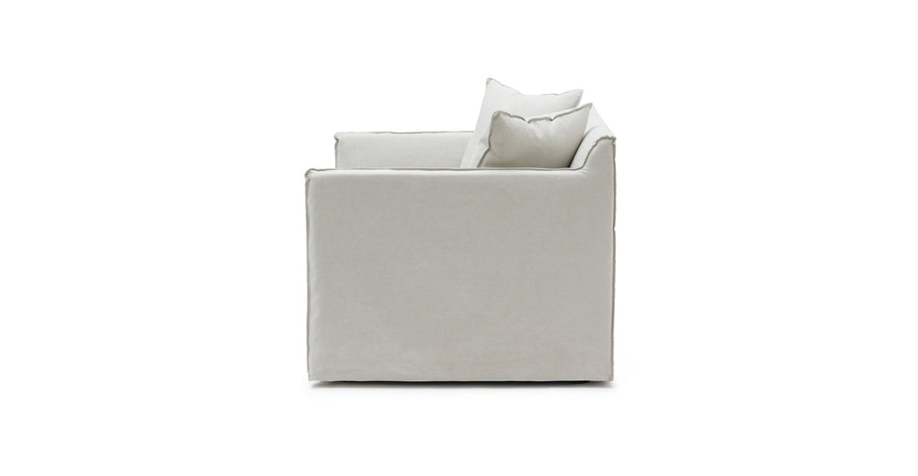 Solara Love Seat - Beige - THE LOOM COLLECTION