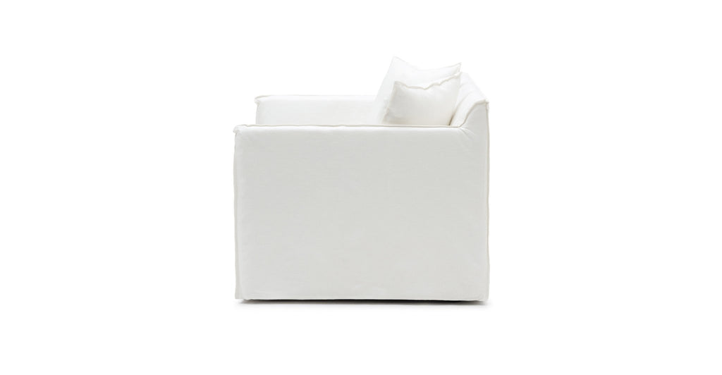 Solara Love Seat - Off White - THE LOOM COLLECTION