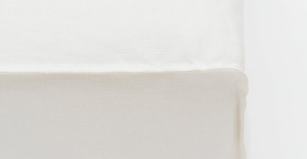 Solara Ottoman - Off White - THE LOOM COLLECTION