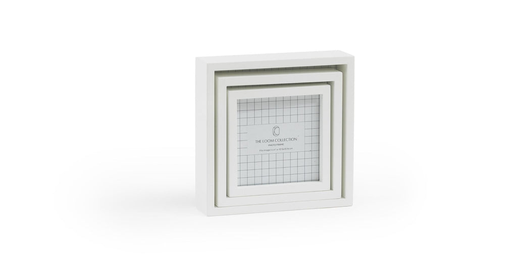 AMARA SET OF 3 FRAMES - WHITE - THE LOOM COLLECTION