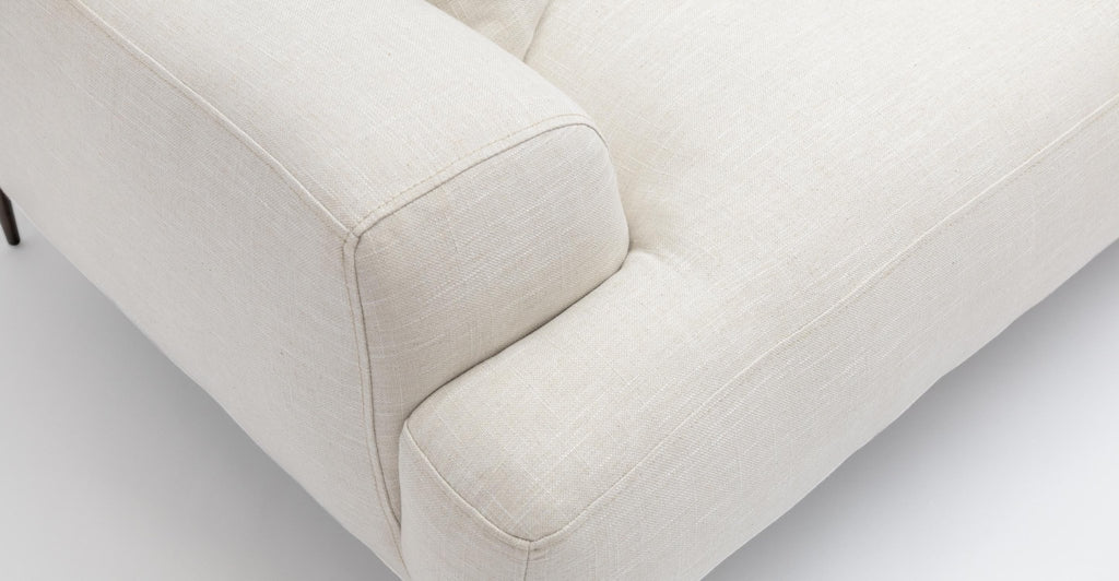 AMELIA L-SHAPED SOFA - CANVAS WHITE - THE LOOM COLLECTION