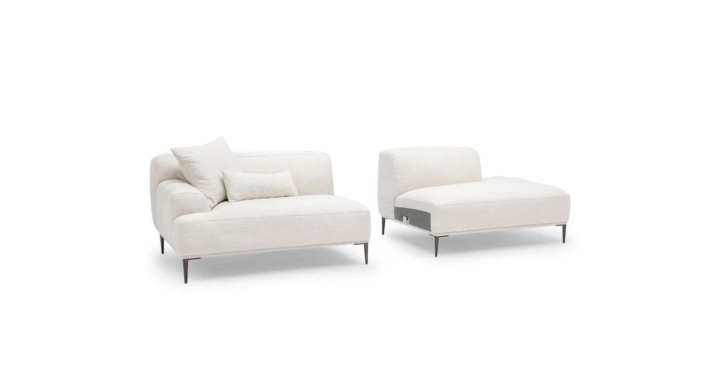 AMELIA OPEN END SOFA - CANVAS WHITE - THE LOOM COLLECTION
