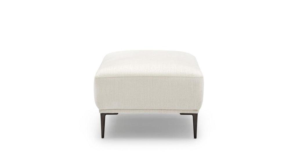 AMELIA OTTOMAN - CANVAS WHITE - THE LOOM COLLECTION