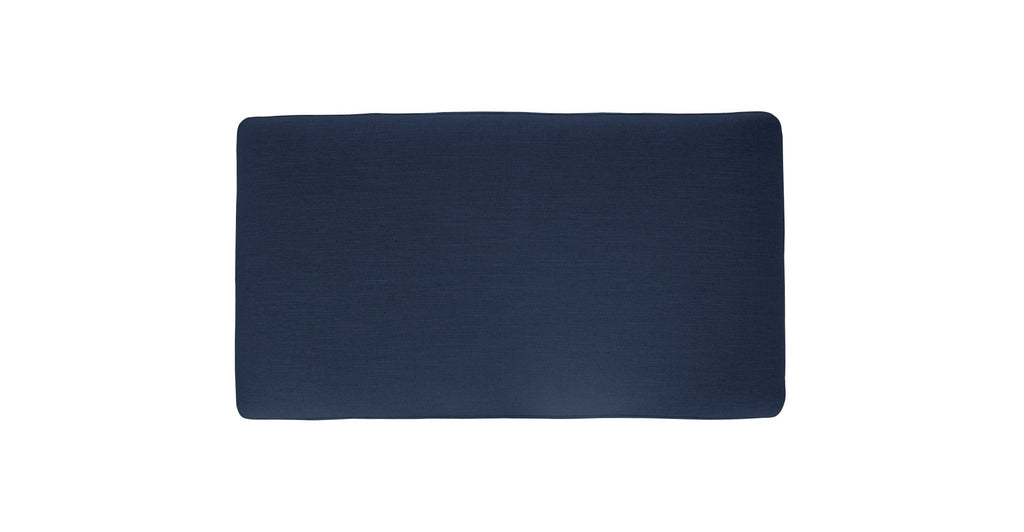 AMELIA OTTOMAN - MIDNIGHT BLUE - THE LOOM COLLECTION