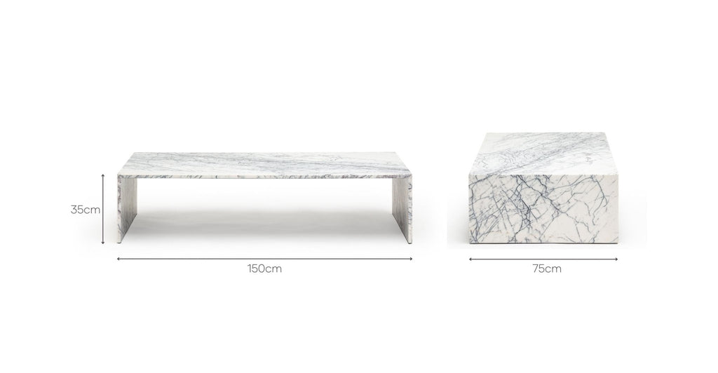 AVALON COFFEE TABLE - NEW YORK MARBLE - THE LOOM COLLECTION