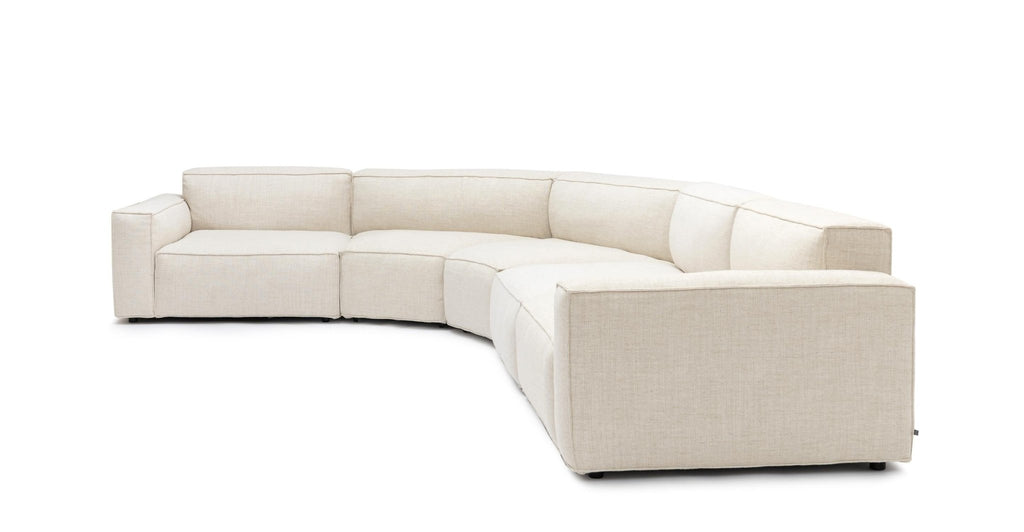 BAKER CURVED EXTRA LARGE SOFA - OATMEAL - THE LOOM COLLECTION