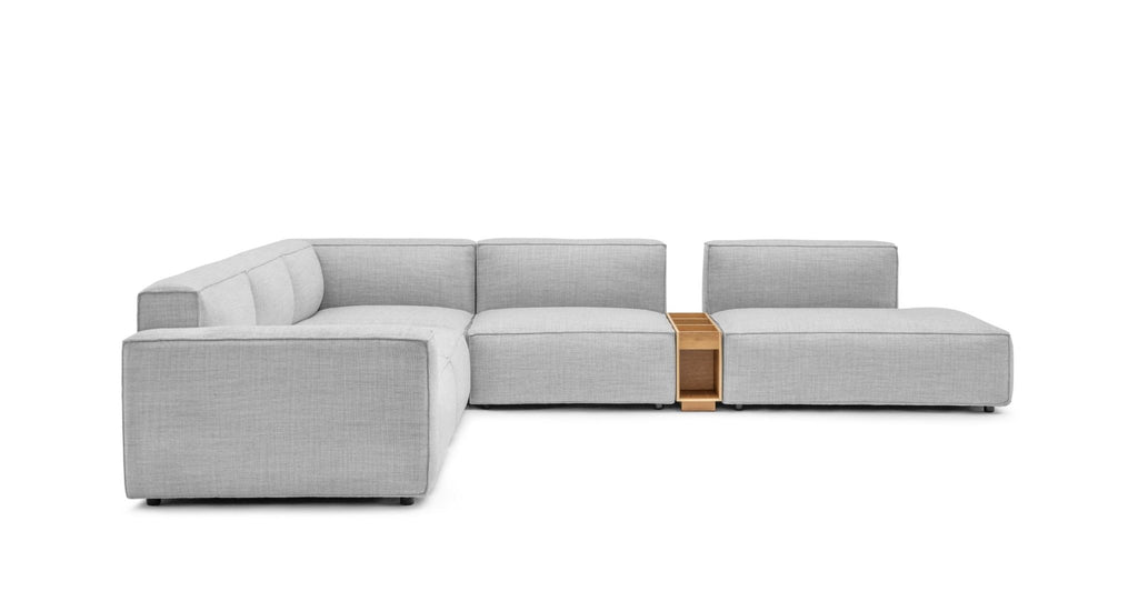 BAKER LARGE CORNER SOFA SET WITH STORAGE TABLE - DIAMOND - THE LOOM COLLECTION