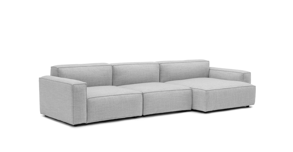 BAKER LARGE L-SHAPED SOFA - DIAMOND - THE LOOM COLLECTION