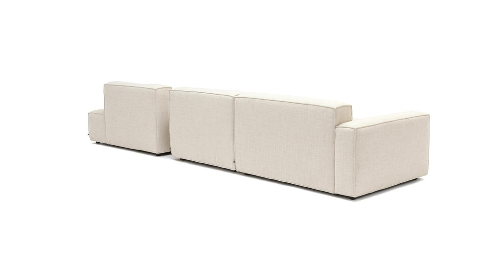 BAKER MEGA LOUNGE SOFA WITH STORAGE TABLE - OATMEAL - THE LOOM COLLECTION